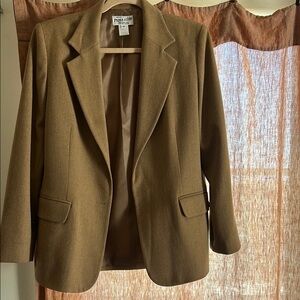 Vintage Pendleton Tan Blazer with Notched Lapels